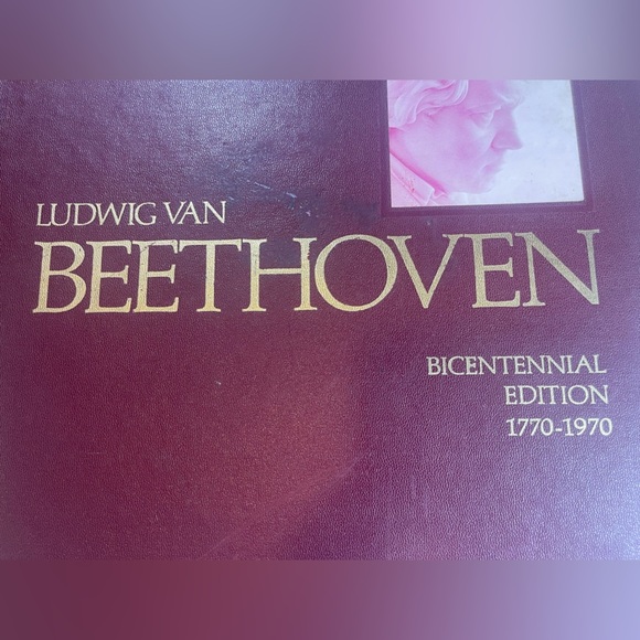 Ludwig Van Beethoven Bicentennial Edition 1770-1970 Hardcover Coffee Table Book - Picture 3 of 16